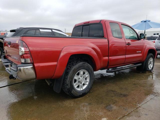 5TFTU4GNXCX027180 - 2012 TOYOTA TACOMA PRERUNNER ACCESS CAB RED photo 3