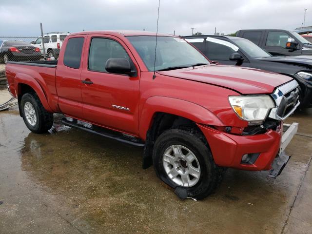 5TFTU4GNXCX027180 - 2012 TOYOTA TACOMA PRERUNNER ACCESS CAB RED photo 4