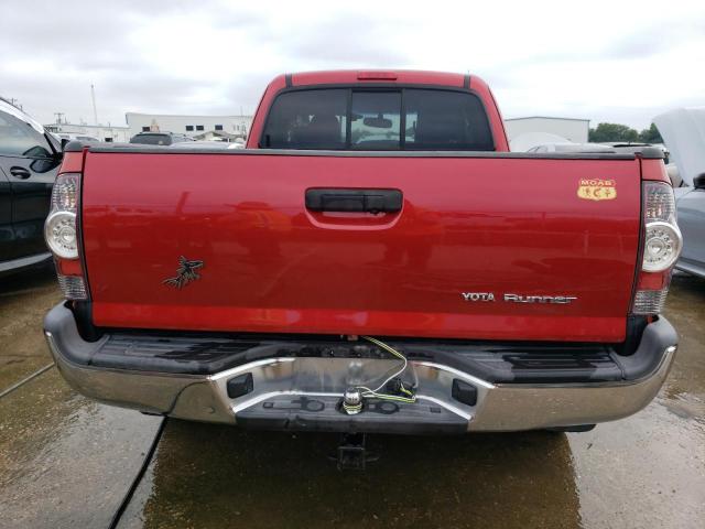 5TFTU4GNXCX027180 - 2012 TOYOTA TACOMA PRERUNNER ACCESS CAB RED photo 6