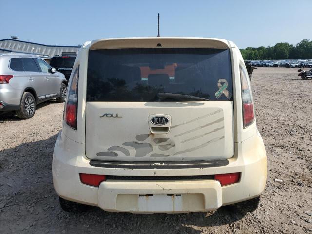 KNDJT2A27B7729842 - 2011 KIA SOUL + WHITE photo 6