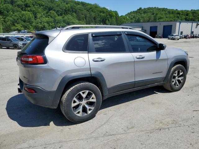 1C4PJMBX3JD500029 - 2018 JEEP CHEROKEE TRAILHAWK SILVER photo 3