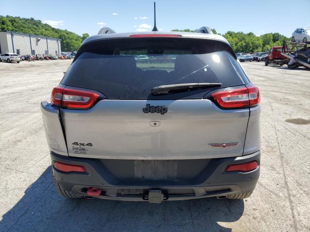 1C4PJMBX3JD500029 - 2018 JEEP CHEROKEE TRAILHAWK SILVER photo 6