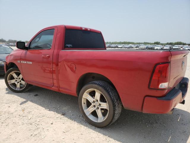 3C6JD6CT1CG136498 - 2012 DODGE RAM 1500 SPORT RED photo 2