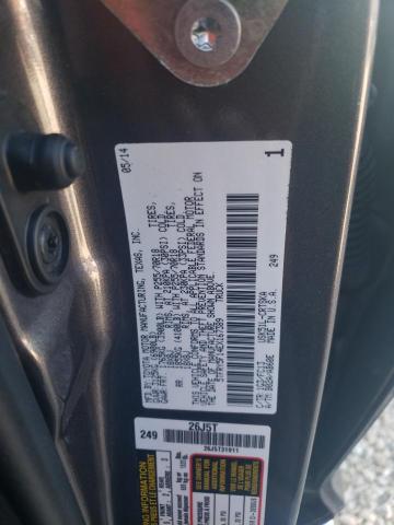 5TFRY5F14EX167389 - 2014 TOYOTA TUNDRA DOUBLE CAB SR/SR5 GRAY photo 13