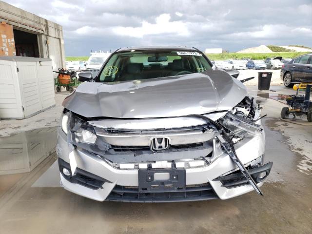 19XFC1F72GE042957 - 2016 HONDA CIVIC EXL SILVER photo 5