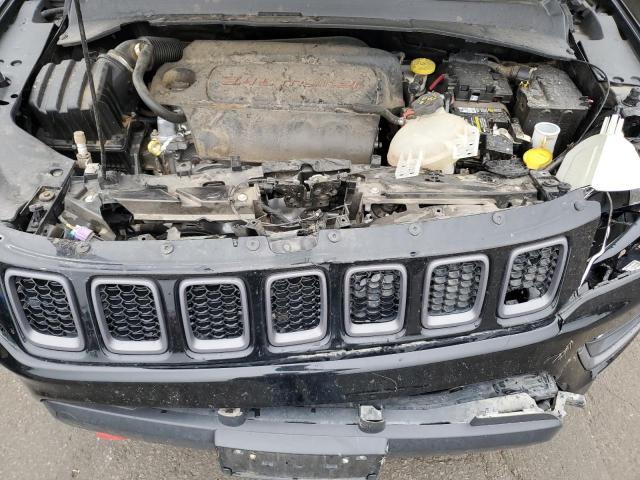 3C4NJDDB2JT210724 - 2018 JEEP COMPASS TRAILHAWK BLACK photo 11