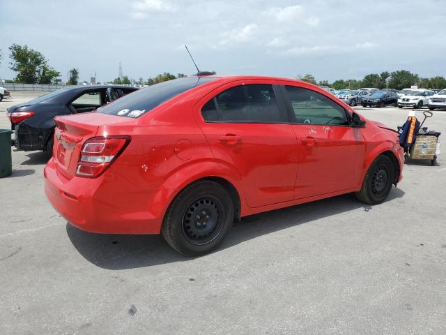 1G1JB5SH6J4134433 - 2018 CHEVROLET SONIC LS RED photo 3