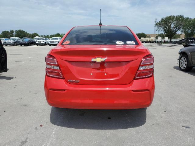 1G1JB5SH6J4134433 - 2018 CHEVROLET SONIC LS RED photo 6