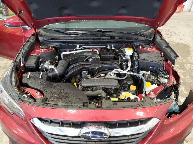 4S3BWAD63N3023208 - 2022 SUBARU LEGACY PREMIUM RED photo 11