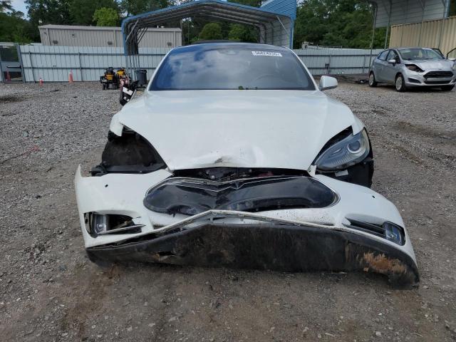 5YJSA1E40FF102402 - 2015 TESLA MODEL S WHITE photo 5
