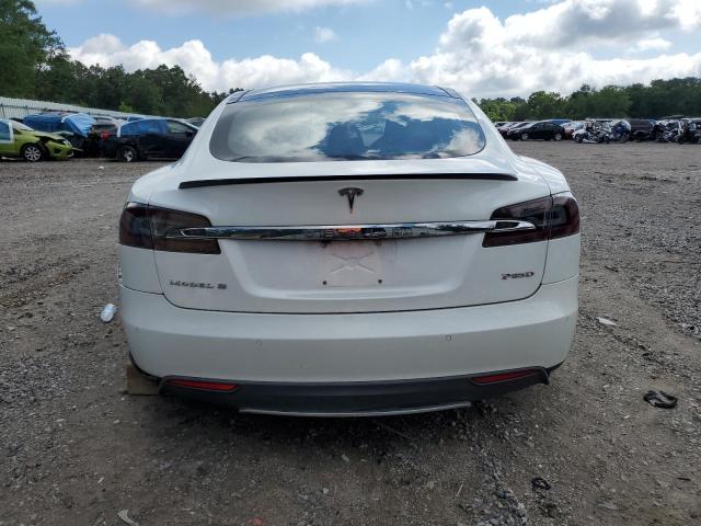 5YJSA1E40FF102402 - 2015 TESLA MODEL S WHITE photo 6
