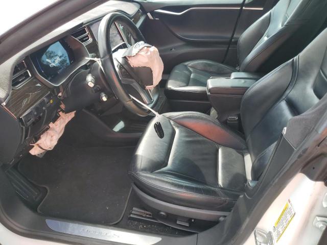 5YJSA1E40FF102402 - 2015 TESLA MODEL S WHITE photo 7