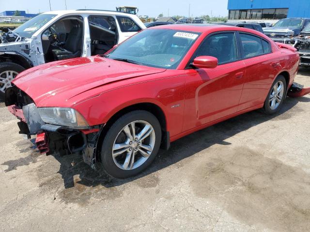 2C3CDXDT0EH159588 - 2014 DODGE CHARGER R/T RED photo 1