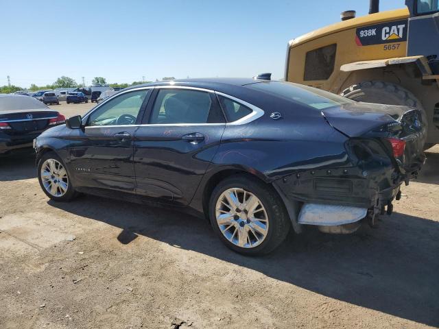 2G11Z5SL1F9223010 - 2015 CHEVROLET IMPALA LS BLUE photo 2