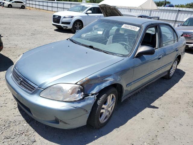 2HGEJ6612YH567020 - 2000 HONDA CIVIC BASE 青绿色 照片 1