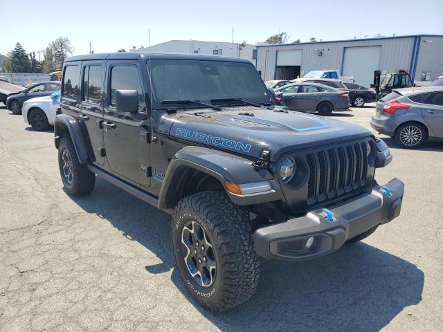 1C4JJXR60MW745819 - 2021 JEEP WRANGLER RUBICON 4XE BLACK photo 4