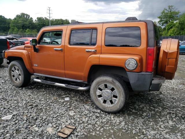 5GTDN13E178160294 - 2007 HUMMER H3 ORANGE photo 2