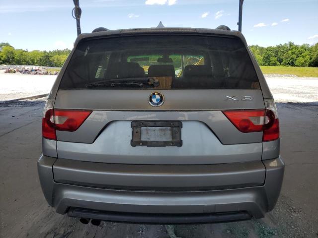 WBXPA93446WG76591 - 2006 BMW X3 3.0I SILVER photo 6