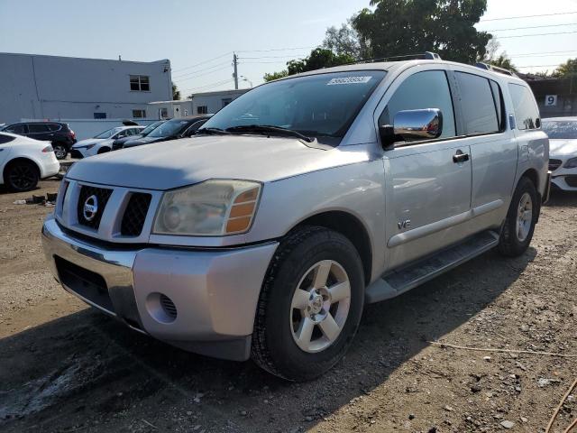 5N1AA08A96N736991 - 2006 NISSAN ARMADA SE SILVER photo 1