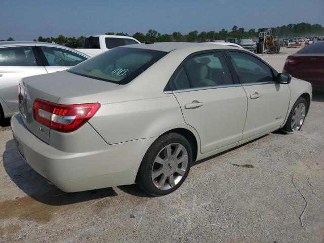 3LNHM26T97R612952 - 2007 LINCOLN MKZ CREAM photo 3