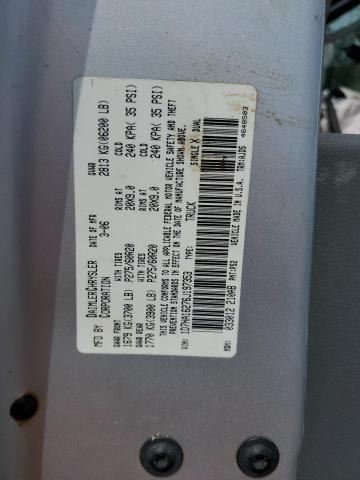 1D7HA16276J197353 - 2006 DODGE RAM 1500 ST GRAY photo 12