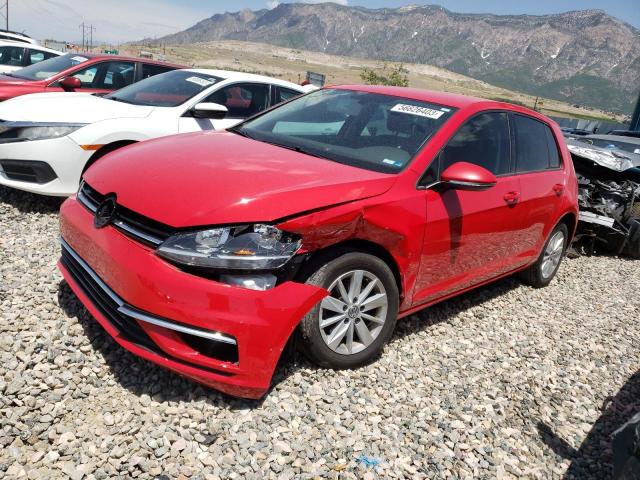 3VWG17AU7JM265547 - 2018 VOLKSWAGEN GOLF S RED photo 1