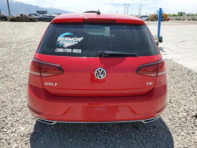 3VWG17AU7JM265547 - 2018 VOLKSWAGEN GOLF S RED photo 6