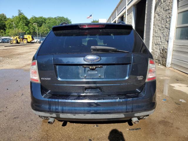 2FMDK48CX8BB30696 - 2008 FORD EDGE SEL BLUE photo 6