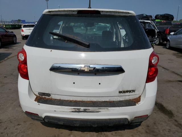 2GNALBEK5C1259486 - 2012 CHEVROLET EQUINOX LS WHITE photo 6