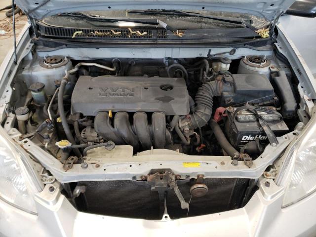 2T1KR32EX8C708444 - 2008 TOYOTA COROLLA MA XR SILVER photo 11