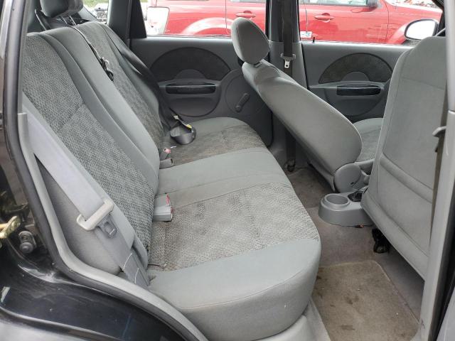KL1TD62655B482165 - 2005 CHEVROLET AVEO BASE BLACK photo 10