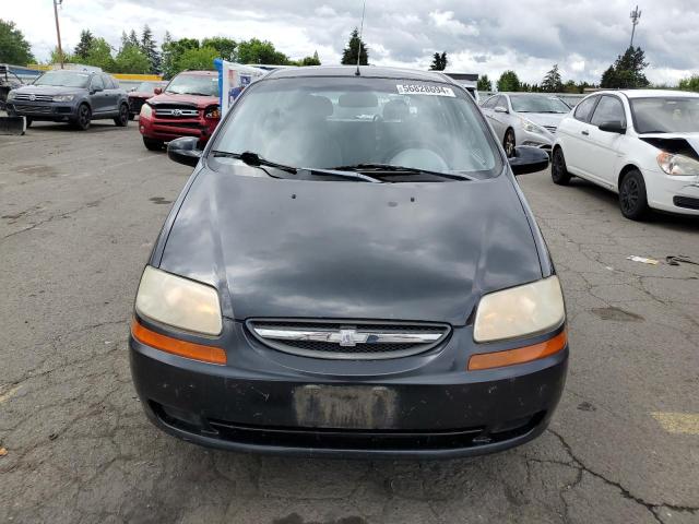 KL1TD62655B482165 - 2005 CHEVROLET AVEO BASE BLACK photo 5