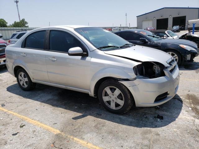 KL1TD5DE9AB072266 - 2010 CHEVROLET AVEO LS 银色 照片 4