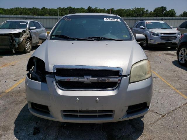 KL1TD5DE9AB072266 - 2010 CHEVROLET AVEO LS SILVER photo 5