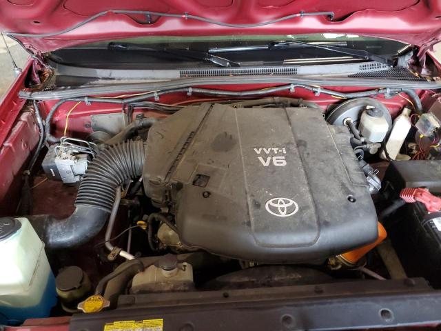 5TEUU42N27Z438017 - 2007 TOYOTA TACOMA ACCESS CAB ბურგუნდია ფოტო 11