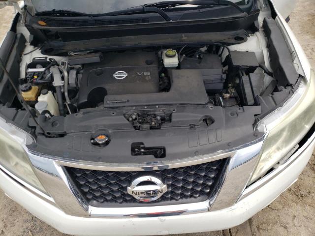5N1AR2MN1EC684862 - 2014 NISSAN PATHFINDER S WHITE photo 12