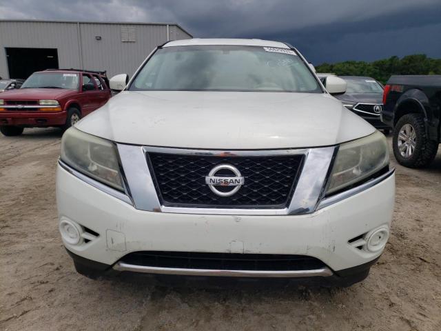 5N1AR2MN1EC684862 - 2014 NISSAN PATHFINDER S WHITE photo 5