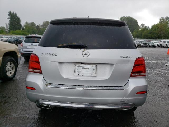 WDCGG0EBXEG199023 - 2014 MERCEDES-BENZ GLK 250 BLUETEC SILVER photo 6