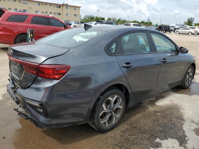 3KPF24AD4ME318827 - 2021 KIA FORTE FE GRAY photo 3