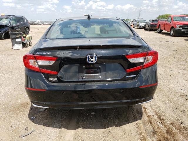 1HGCV3F56NA002115 - 2022 HONDA ACCORD HYBRID EXL BLACK photo 6