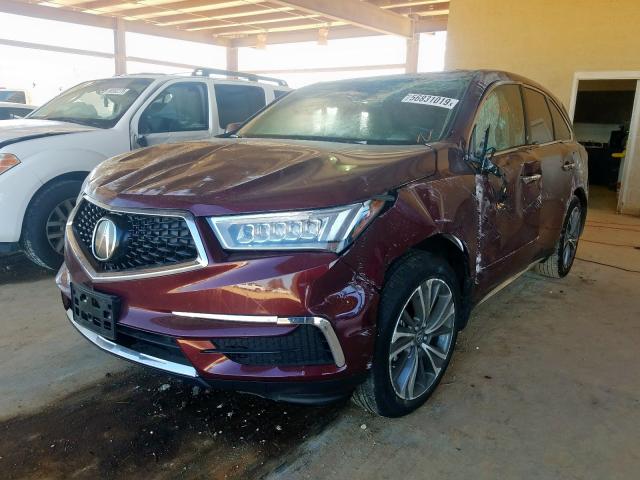 5J8YD3H50JL009162 - 2018 ACURA MDX TECHNOLOGY  photo 2