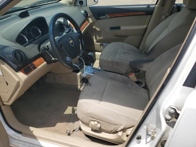 KL1TD66E39B672778 - 2009 CHEVROLET AVEO LS თეთრი ფოტო 7