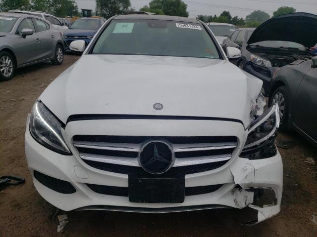 55SWF4KBXHU201978 - 2017 MERCEDES-BENZ C 300 4MATIC WHITE photo 5