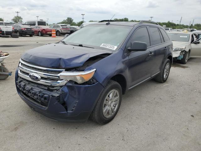 2FMDK3GC3BBA30555 - 2011 FORD EDGE SE BLUE photo 1