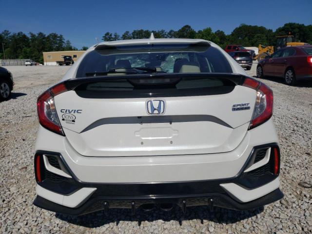 SHHFK7H92LU201158 - 2020 HONDA CIVIC SPORT TOURING WHITE photo 6