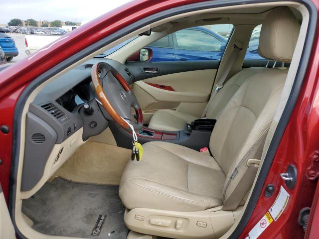 JTHBJ46G292304058 - 2009 LEXUS ES 350 RED photo 7