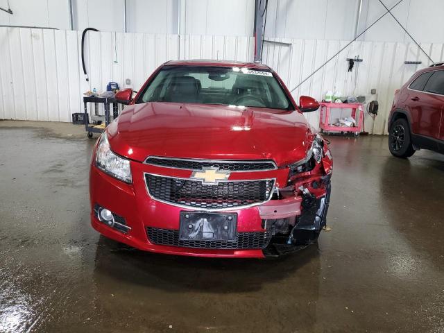 1G1PH5SC9C7190378 - 2012 CHEVROLET CRUZE LTZ RED photo 5