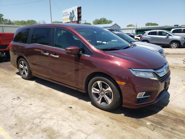 5FNRL6H81JB062697 - 2018 HONDA ODYSSEY TOURING MAROON photo 4