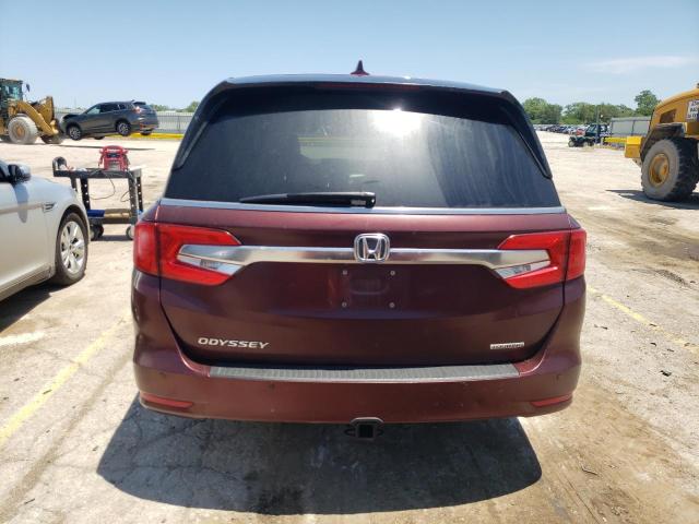 5FNRL6H81JB062697 - 2018 HONDA ODYSSEY TOURING MAROON photo 6