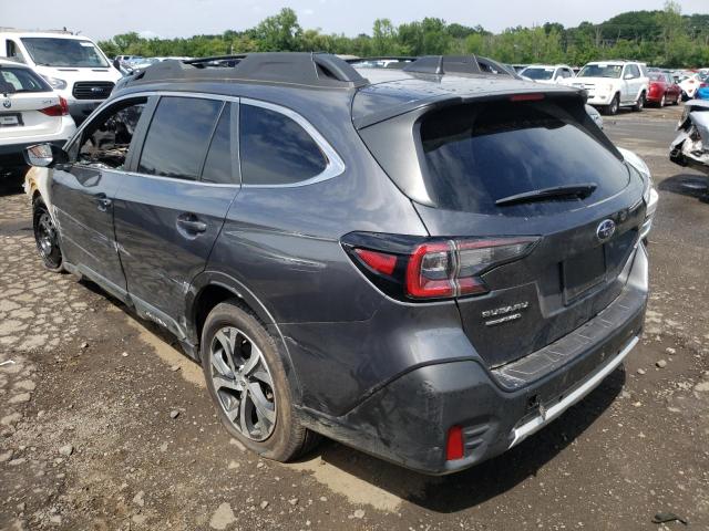 4S4BTANC1M3210020 - 2021 SUBARU OUTBACK LIMITED GRAY photo 2